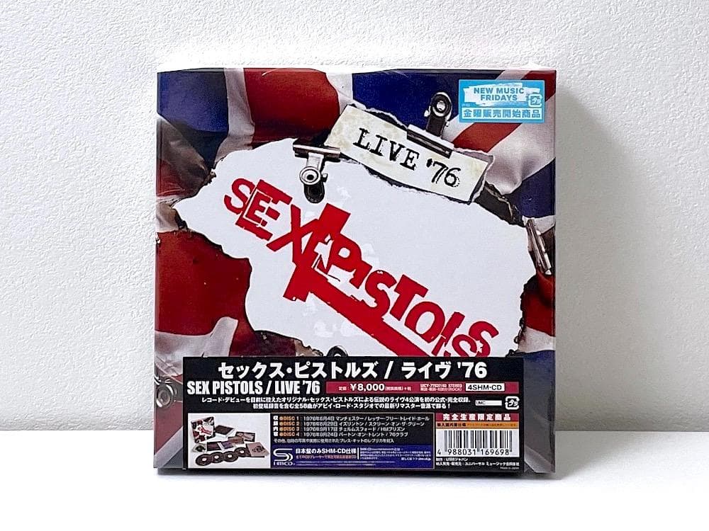 新品未開封 廃盤 BOX セックス・ピストルズ ライヴ'76 完全生産限定盤