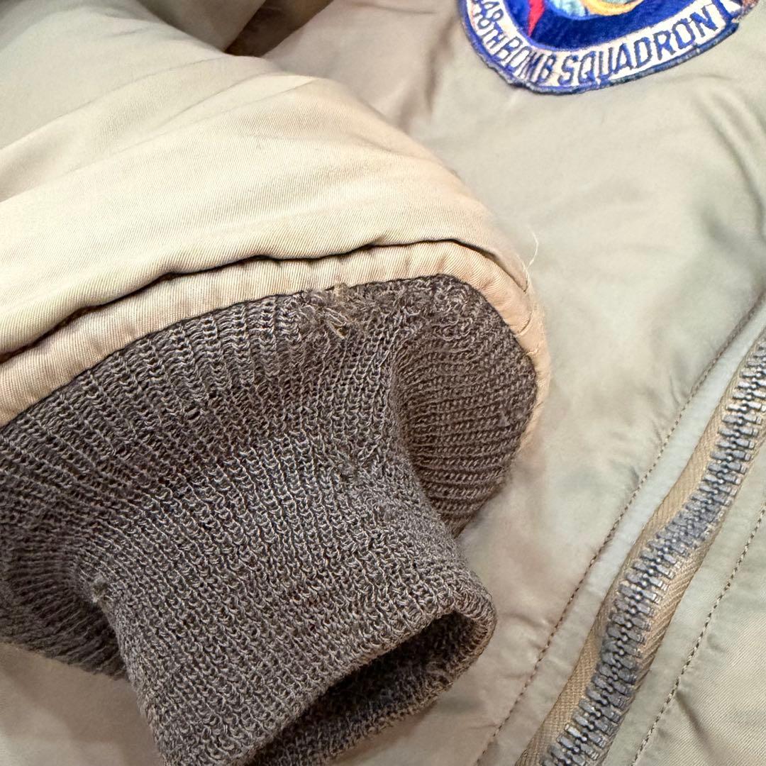 763　バズリクソンズ　MA-1フライトジャケット　L　ワッペン　M13412