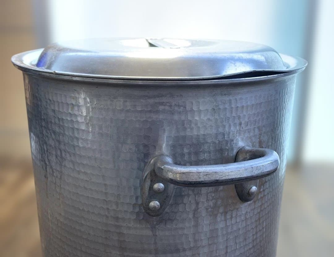 AKAO アカオアルミ DON 打出し寸胴鍋 39cm 蓋付き 業務用 店舗