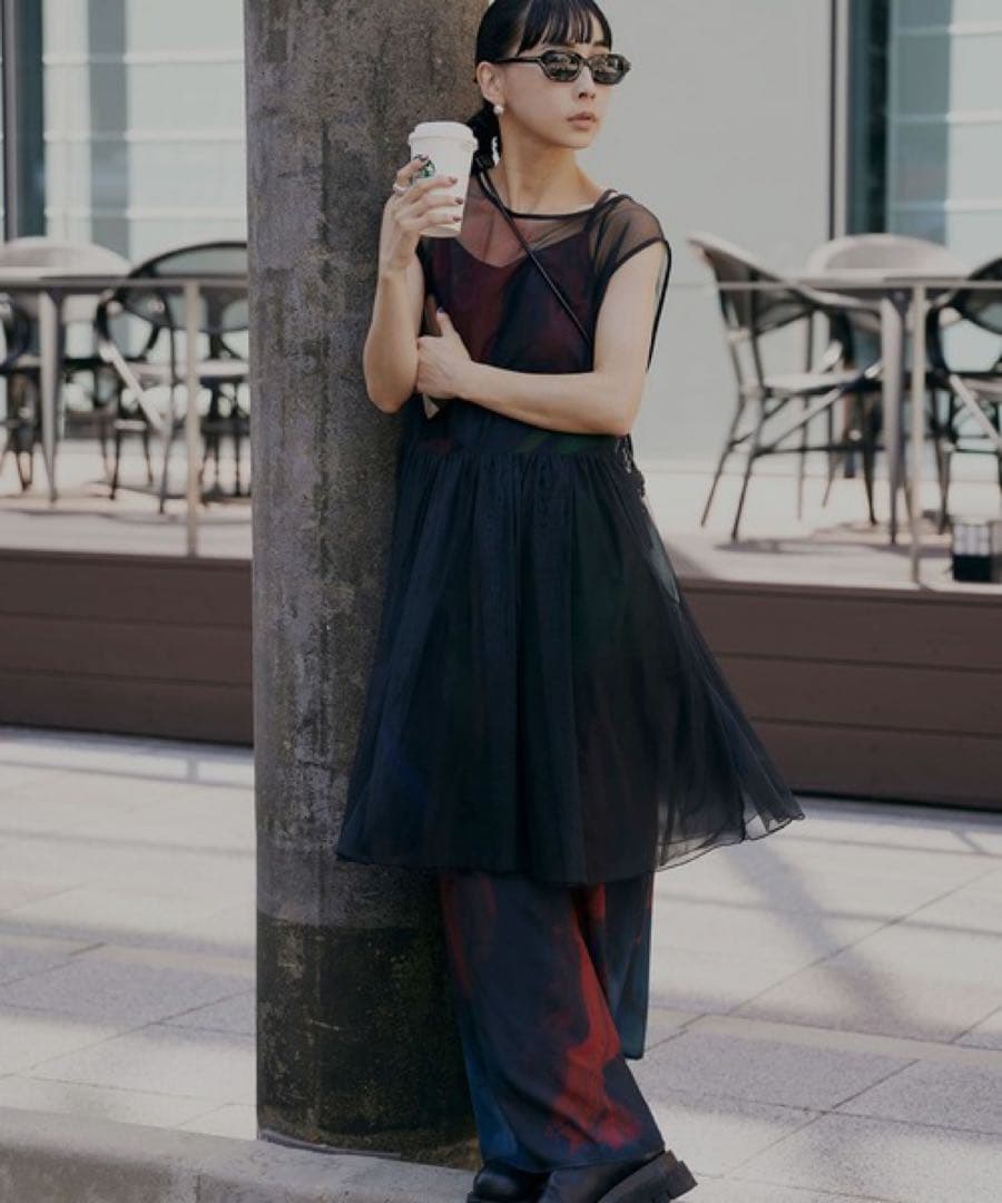 アートドレス　アートワンピ　ワンピース　3WAY アメリ　アメリヴィンテージ