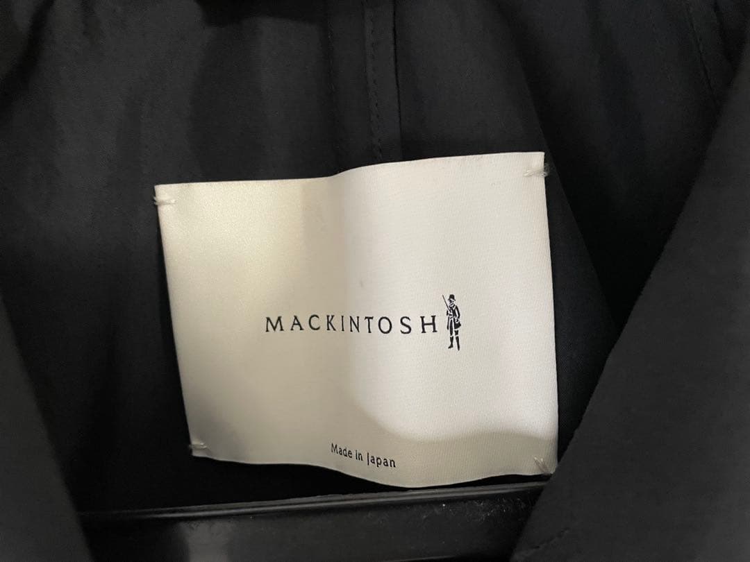 MACKINTOSH ブラック ステンカラーコート
