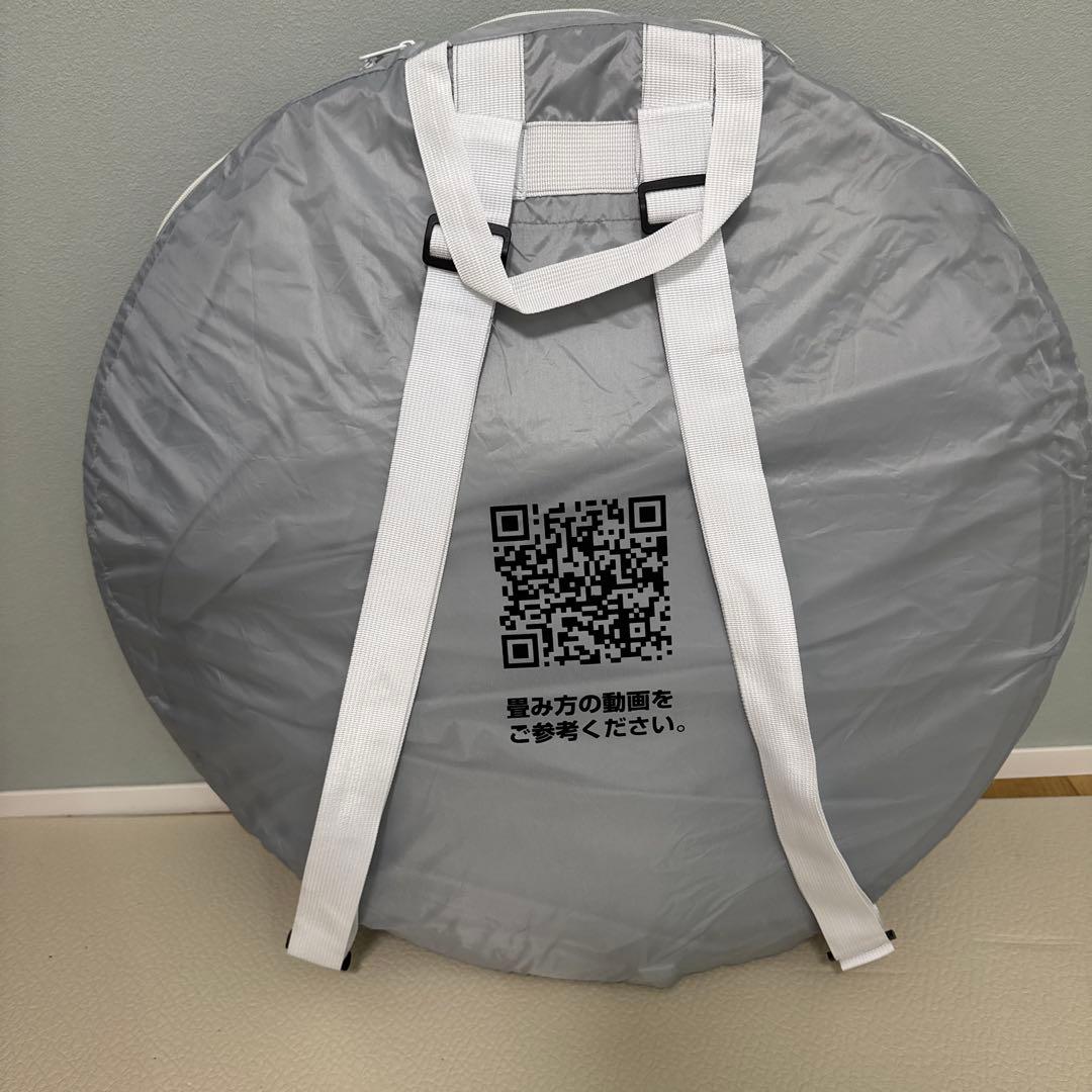 FIELDOOR ポップアップテント グレー　240㎝