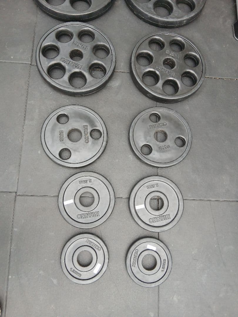 専用商品 IVANKO (イヴァンコ)オリンピックプレートセット計107.5kg