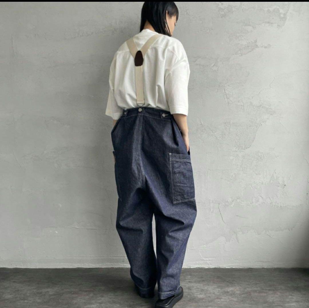 ★大人気★ハーベスティ【極美品】サスペンダーガーデンパンツ　サイズ1　ゆったり