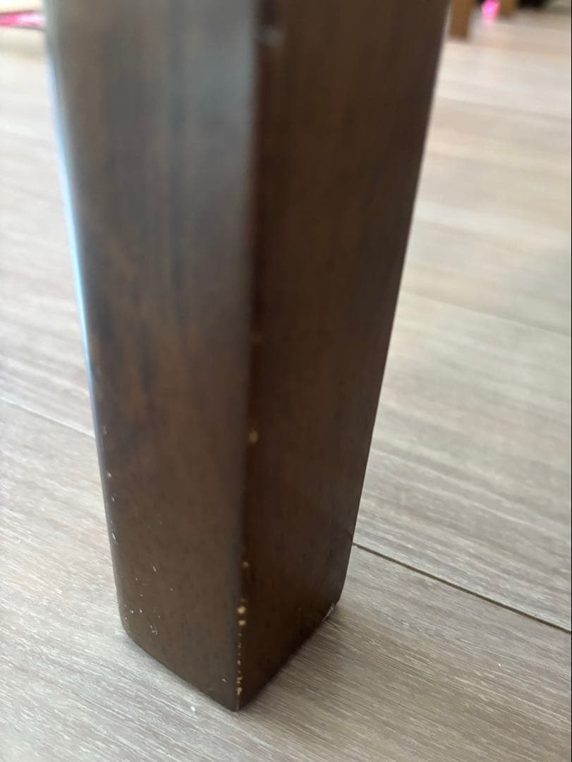 大理石柄ダイニングテーブル　拡張式