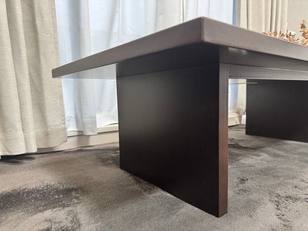 arflex ダークブラウン ローテーブル