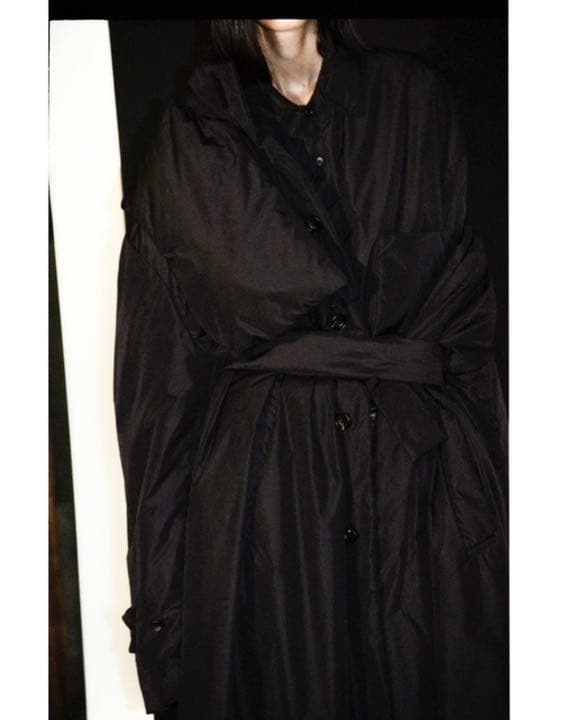 ジャケット・アウター stein padded stand collar coat