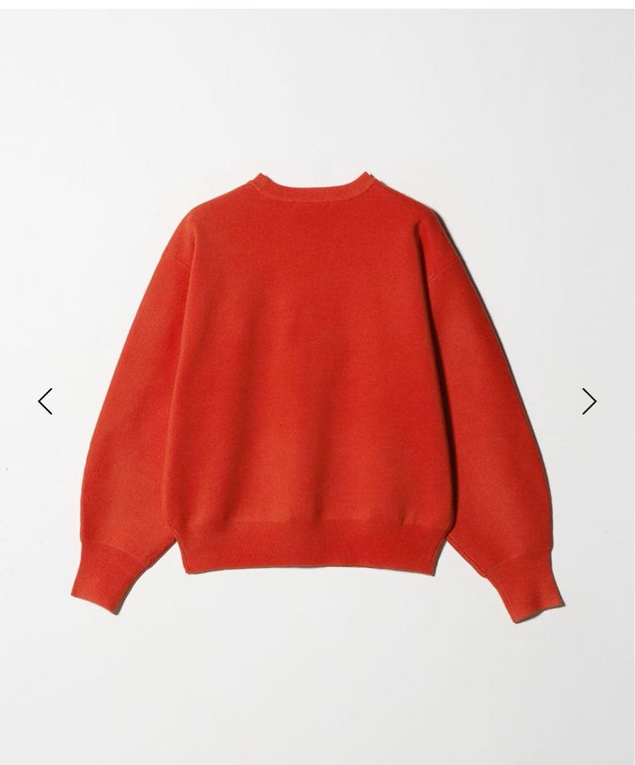 ポリエステルブレンド ミラノリブ プルオーバー　ニット