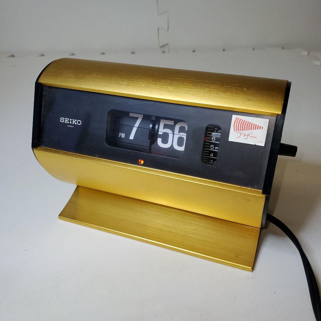 昭和レトロ SEIKOパタパタ時計 DP640 /記入あり/動作品