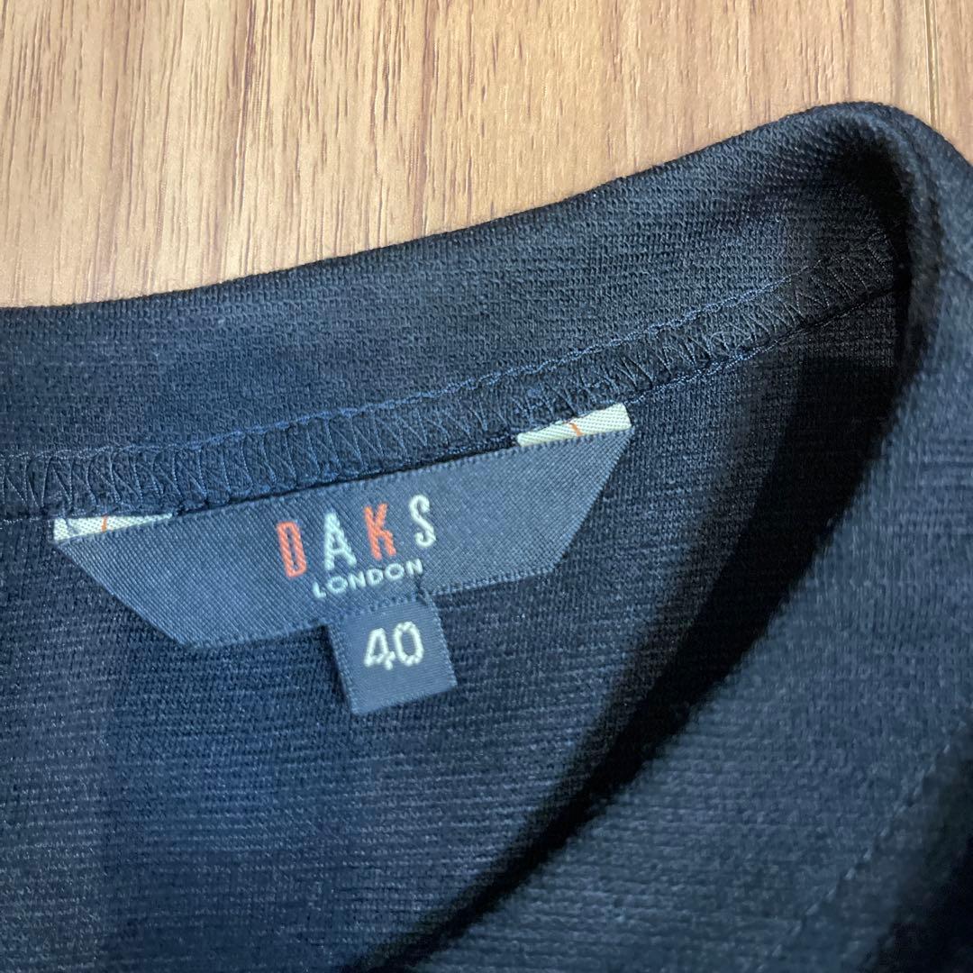 DAKS 長袖 幾何学模様 ワンピース 40
