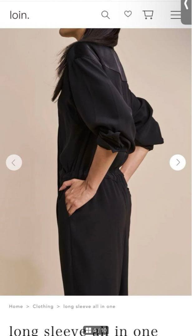 サロペット・オーバーオール・オールインワン loin. long sleeve all in one