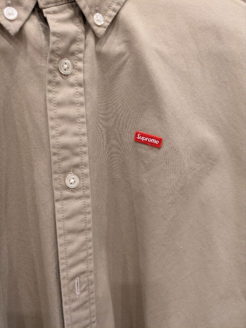 Supreme ベージュ ボタンダウンシャツ