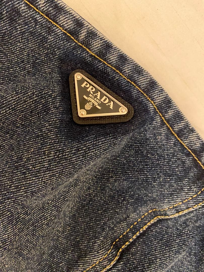 PRADA デニムビスチェトップ サイズ38