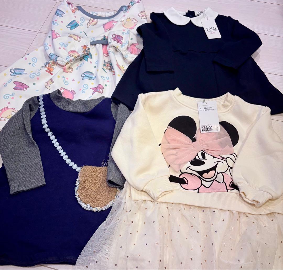 ゆ*◎様 ★新品タグ付多数★ 女の子ベビー服まとめ売り 80 90サイズ 40点