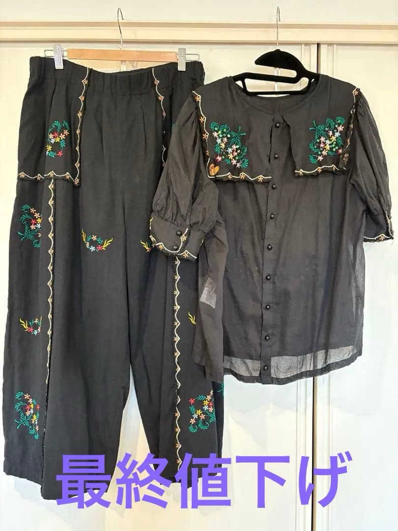 yukiemon トップス&パンツセット　fl5