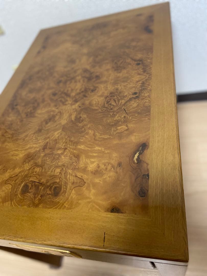 美品　カリモク　ドマーニ　テーブル　机　家具　木製　天然木　デザイン　おしゃれ