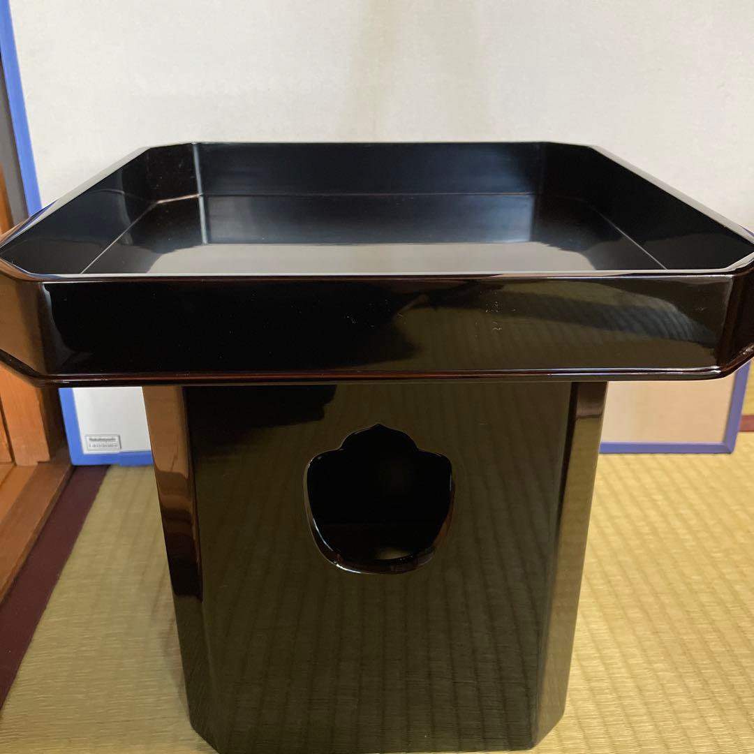 輪島塗り慶塚作　三方