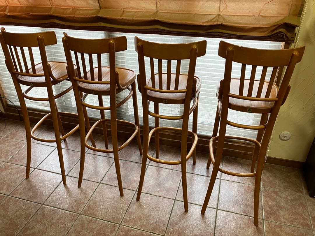 AKITA MOKKO バースツール 4脚セット