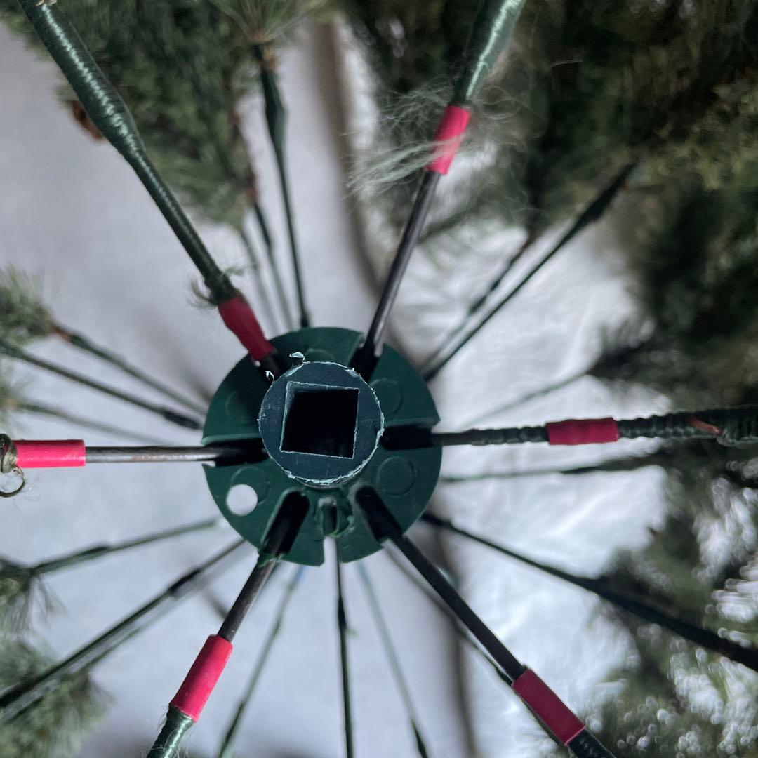 約150cm クリスマスツリー ナチュラル　松ぼっくり　折りたたみ　収納袋付き！