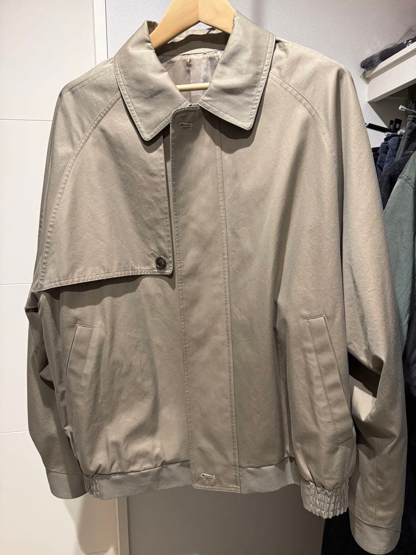 ジャケット・アウター stein OVERSIZED HARRINGTON ZIP JACKET