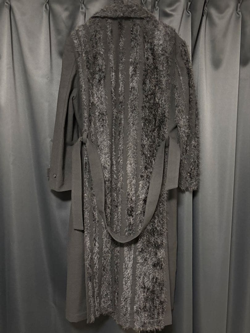 ターク(taakk)ダブルブレストコート　サイズ2 ブラック