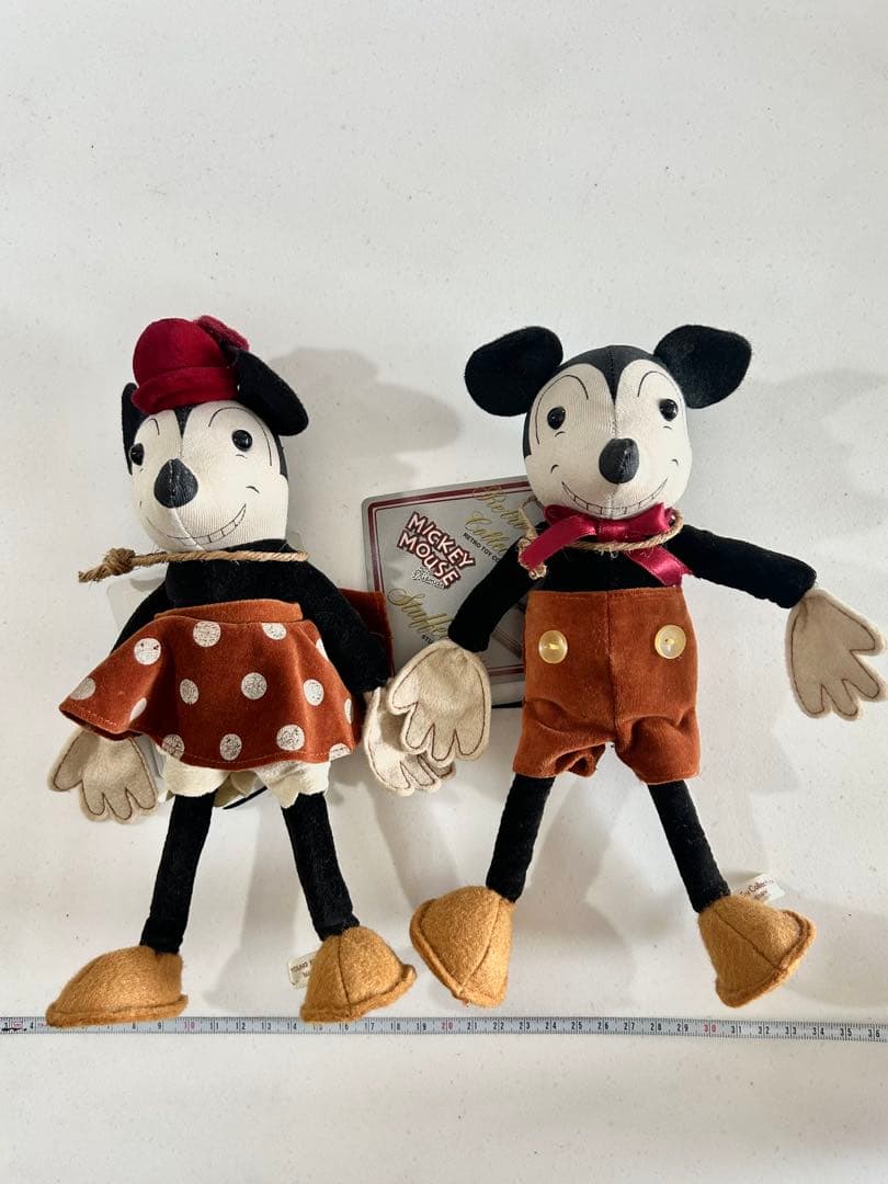 ディズニー レトロトイ ヤングエポック ビンテージ　ミッキー・ミニー2体セット