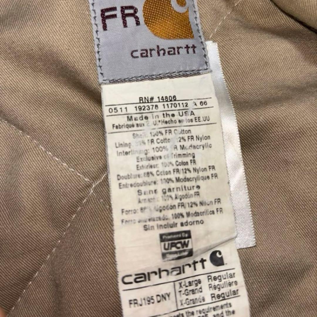 ち*こ様 【フェード】USA製 Carhartt FR デトロイト フレイムレジ