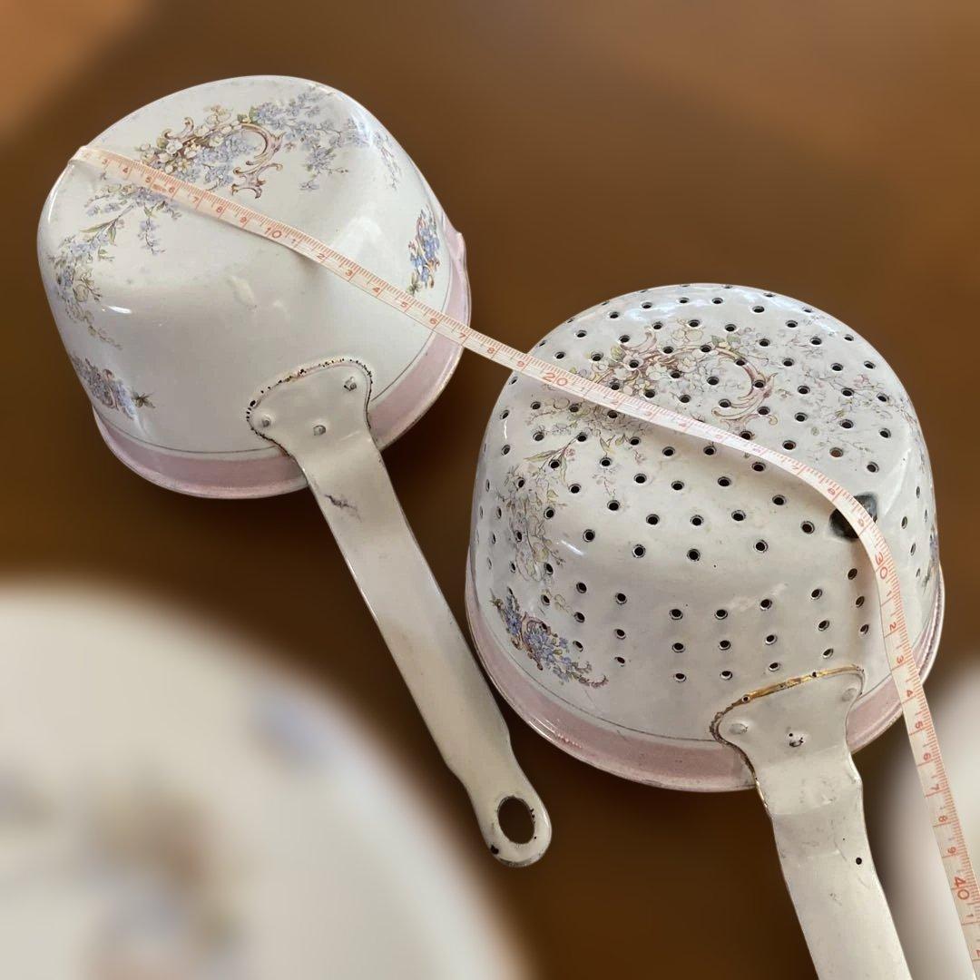 フランスアンティークホーロー