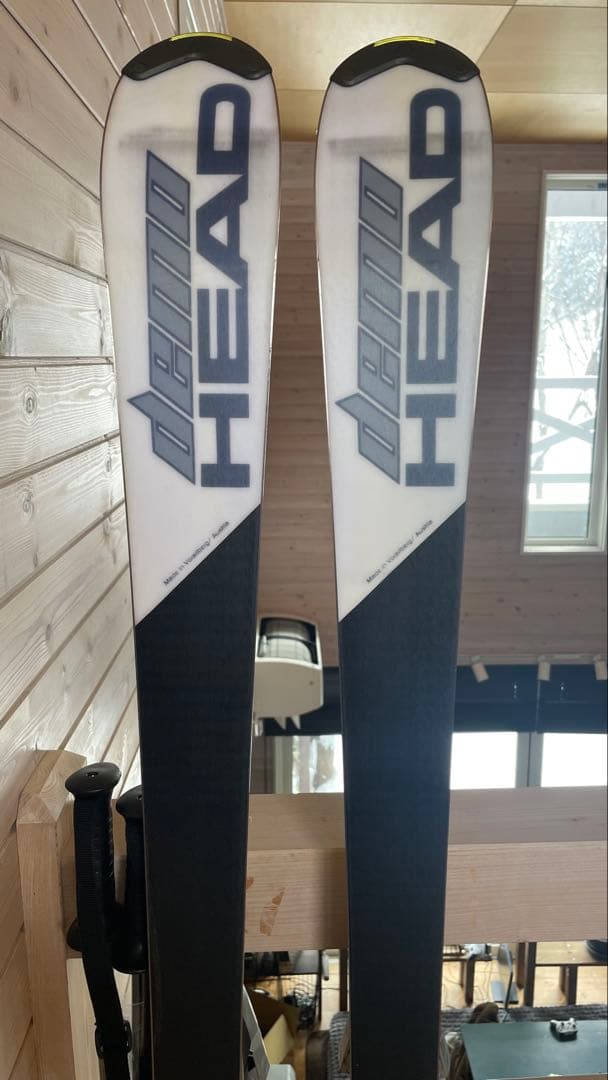 カービングスキー板大人男性161cmセット子供ジュニア HEAD女性 シニア黄色