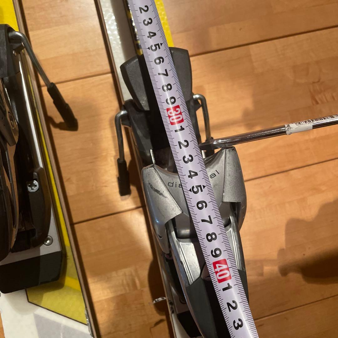 カービングスキー板大人男性161cmセット子供ジュニア HEAD女性 シニア黄色