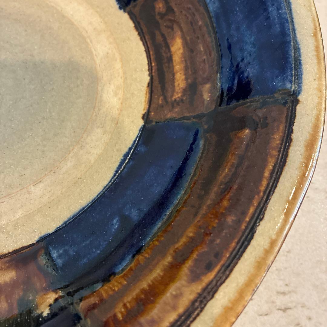 【極美品】やちむん　沖縄陶器　田村窯　30㎝大鉢