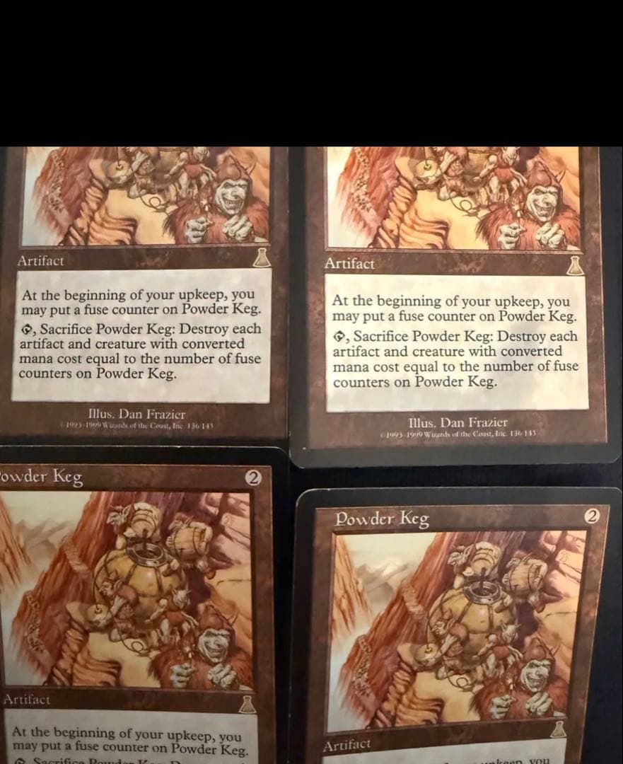 MTG 火薬樽 Powder Keg 英語版 4枚セット マジックザギャザリング