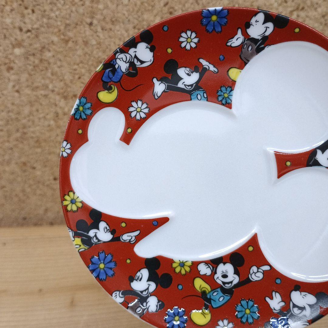 九谷焼　ディズニー　ミッキー　シルエット　皿　5枚セット