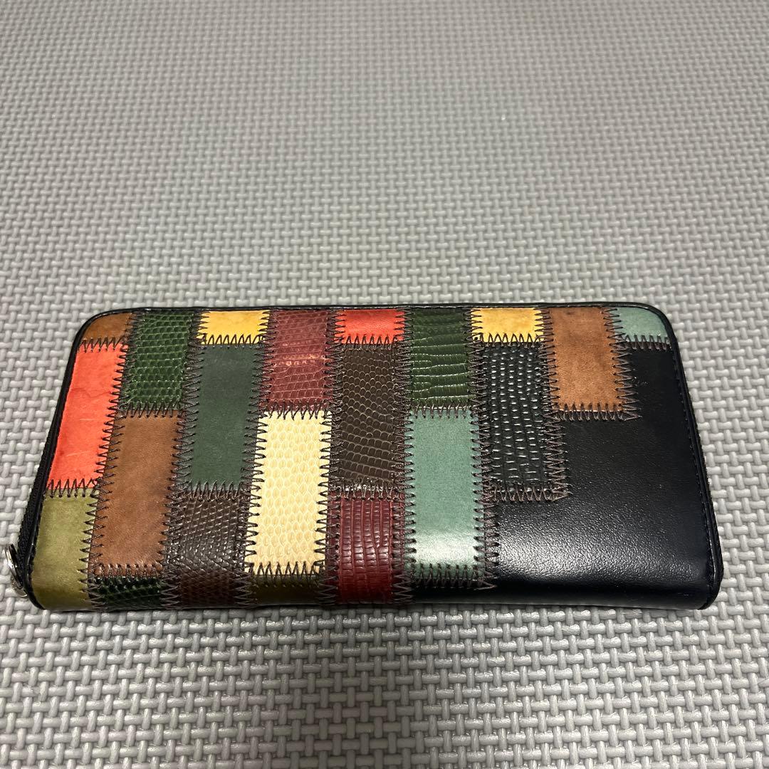 glamb Gaudy zip wallet マルチカラー