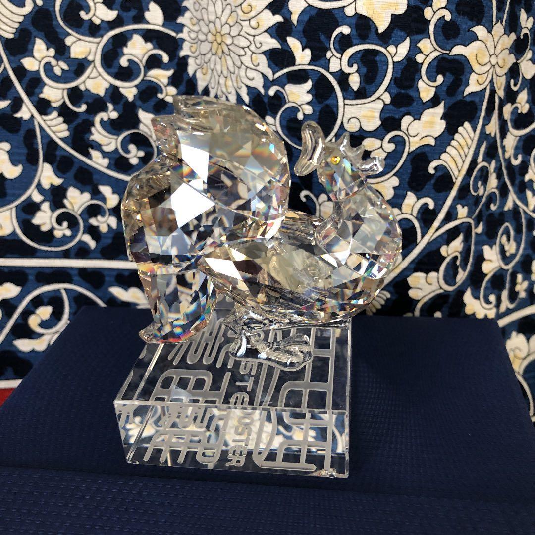 スワロフスキー置物　干支酉年　廃盤