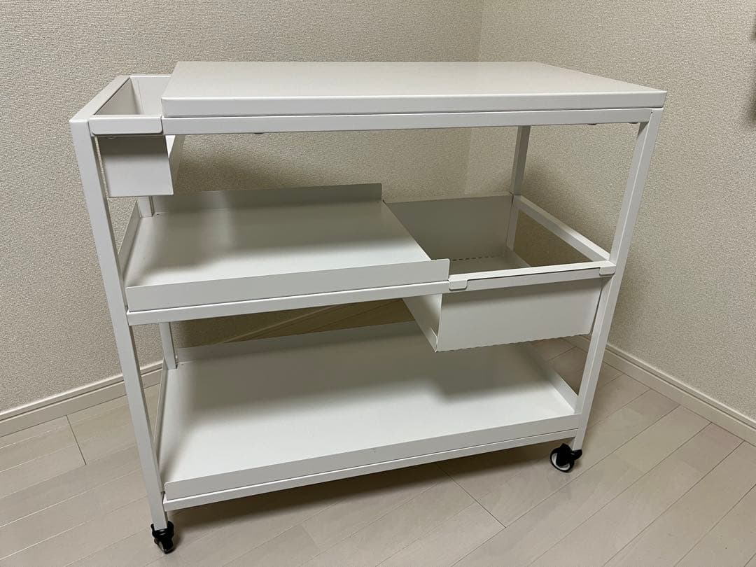 IKEA トロッテン TROTTEN ワゴン ホワイト