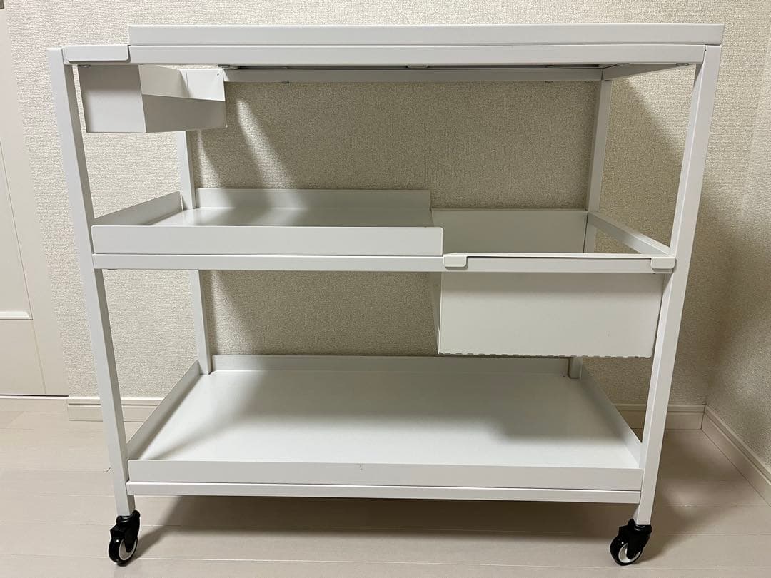 IKEA トロッテン TROTTEN ワゴン ホワイト