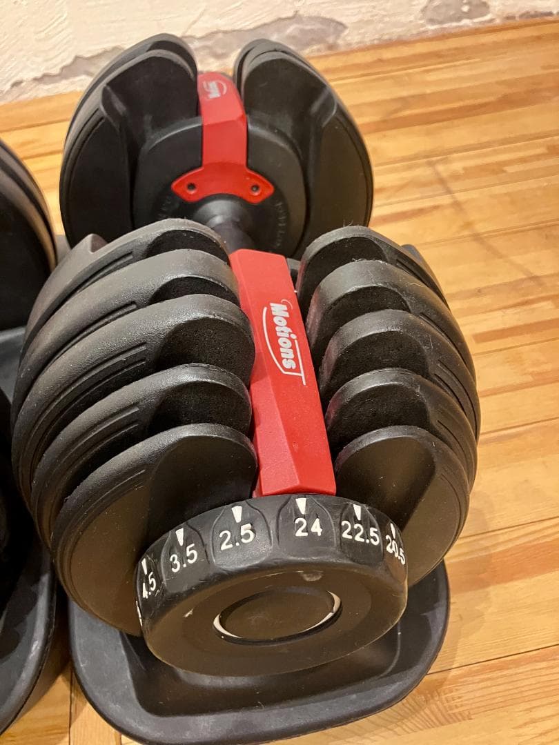 値下げ中❗️[Motions]可変式ダンベル 2個セット