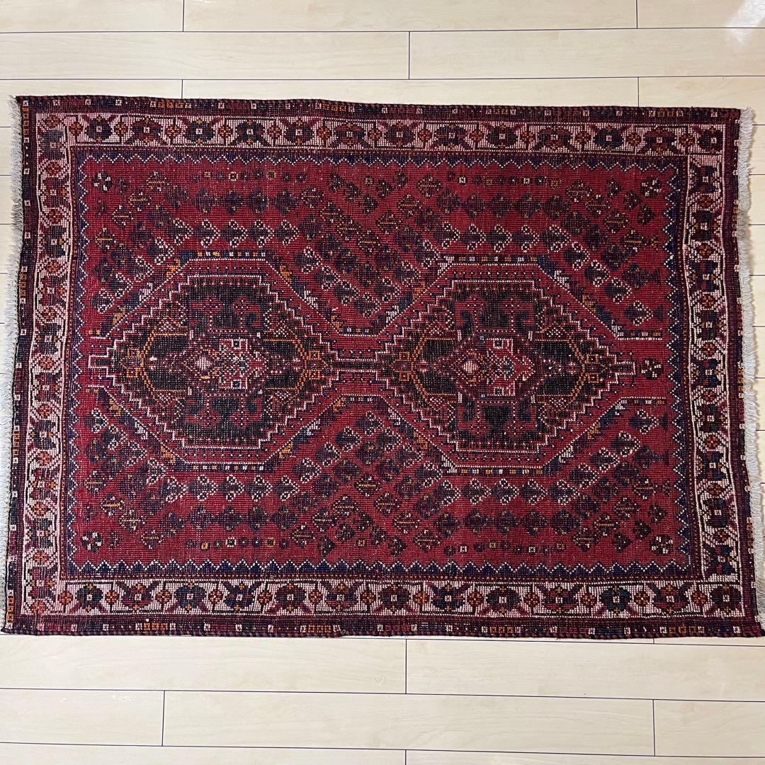 シラーズ　トライバル　ラグ　142×104