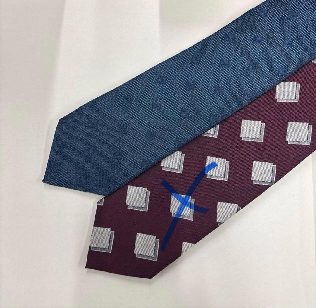 KEN【A121】 SHAKUNONE シャクノネ　ネクタイ　2本セット