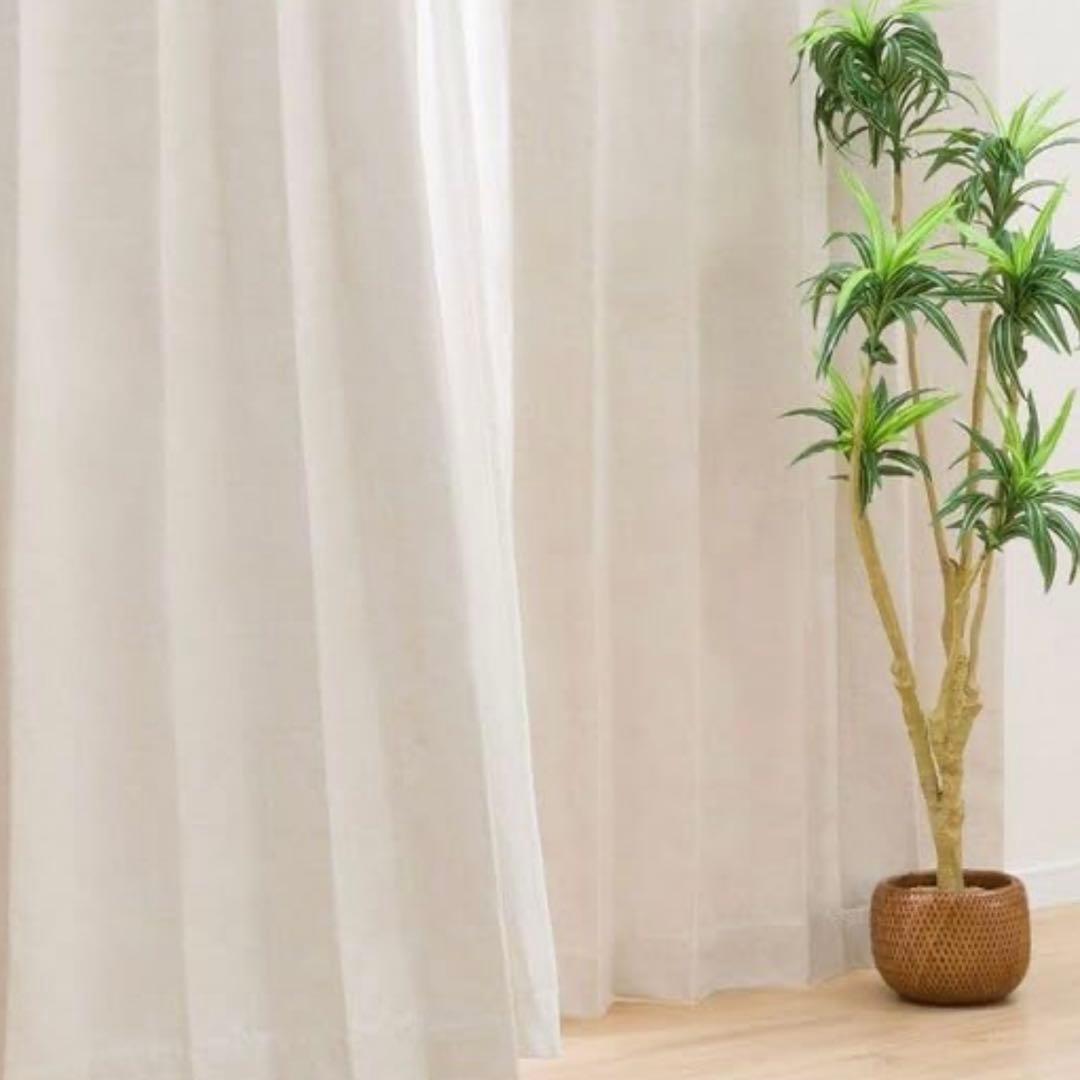 ニトリ カーテン 3点セット レースカーテン 腰高窓 オーダーメイド品