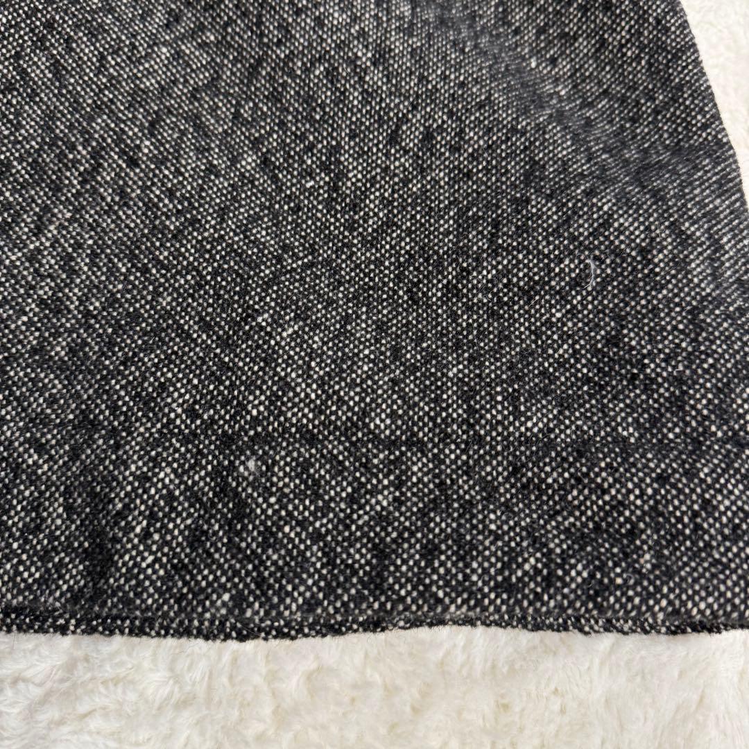 【極美品】サニークラウズ ざっくりツイードのフードコート黒 3L 希少サイズ