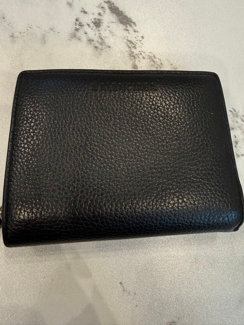 BALENCIAGA ブラック 二つ折り財布