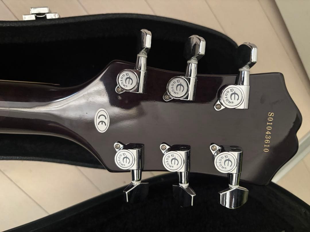 r*i様 値段交渉歓迎！！Epiphone セミホロウボディ エレキギター ブラ