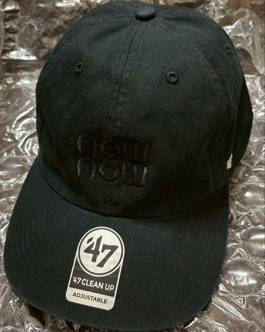 newnowニューナウ　榮倉奈々　ブラック　キャップ