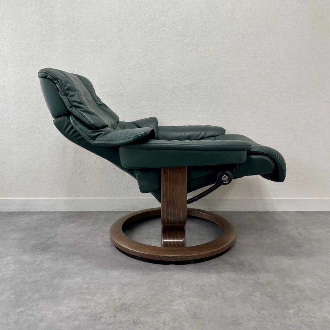EKORNES エコーネス ストレスレス レノ M 本革 リクライニングチェア