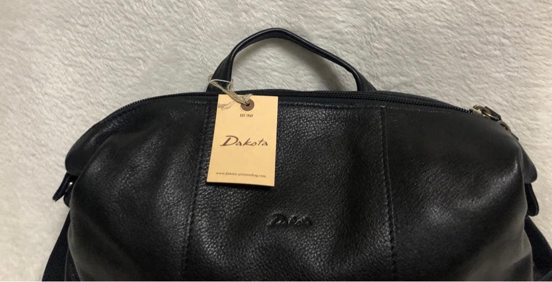 新品 タグ付 Dakota/ダコタ レザー リュックサック 本革レザー ブラック