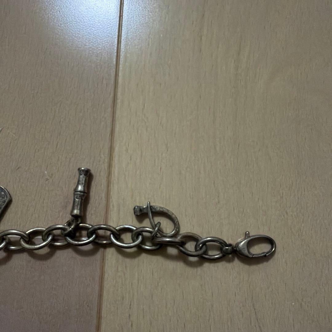 グッチシルバー チェーンブレスレット