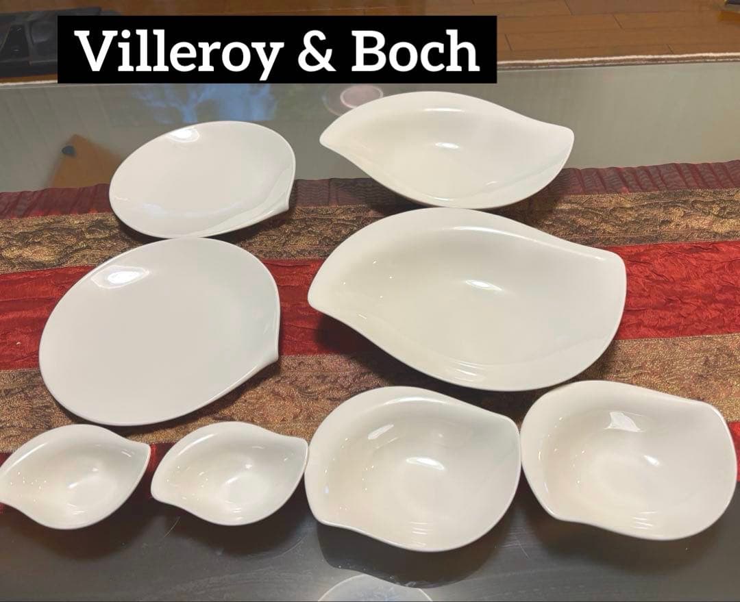 Villeroy & Boch 27cmプレートとディープボウル3種類の8枚