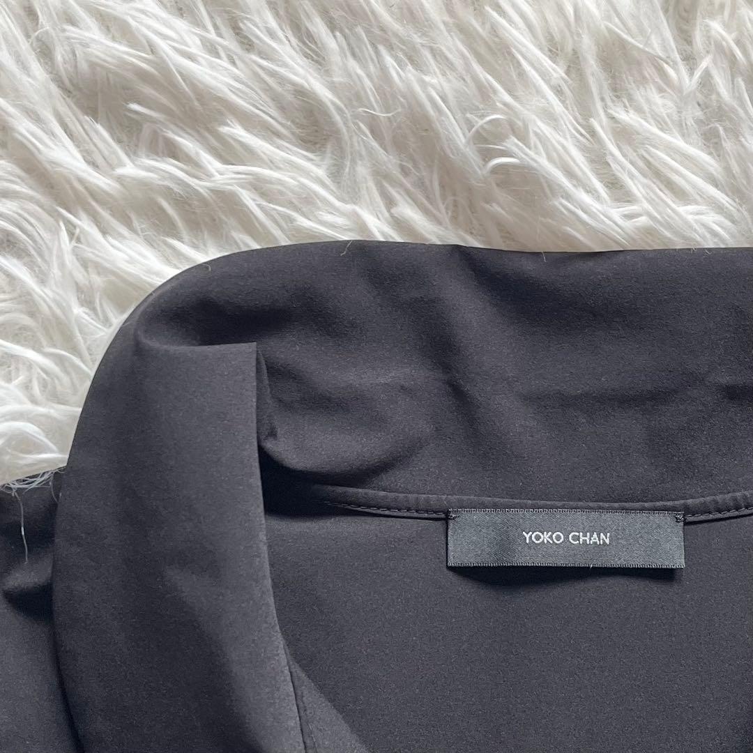 極美品✨ ヨーコチャン ショートスリーブサイドラッフルブラウス 25年モデル